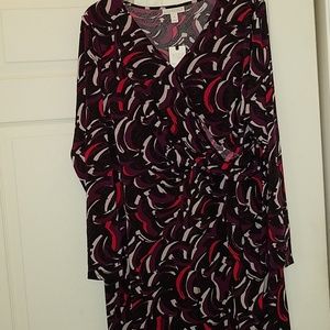 Dana Buchman Faux Wrap Dress